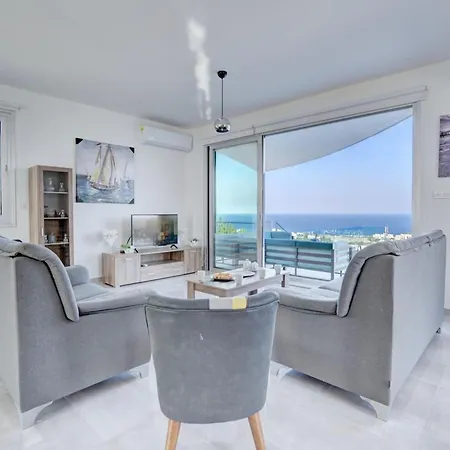 Kono Provoles - Luxury 4 Bedroom With Stunning Panoramic Sea Views וילה פרוטאראס