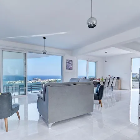 Kono Provoles - Luxury 4 Bedroom With Stunning Panoramic Sea Views פרוטאראס